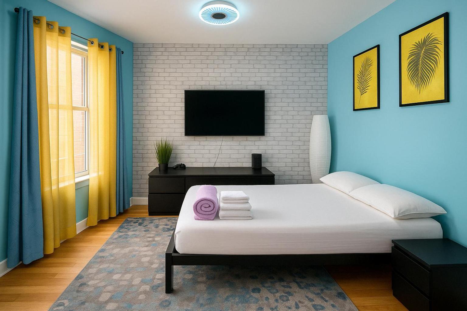 Modern Xl Queen Room Comfort & Character In Harlem New York Exterior photo